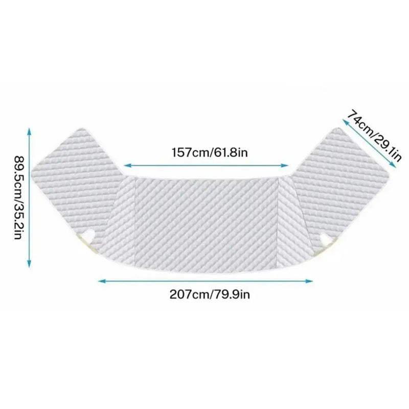 RV Windshield Sunshade Cover – Heat Insulation & UV Protection by Habicare