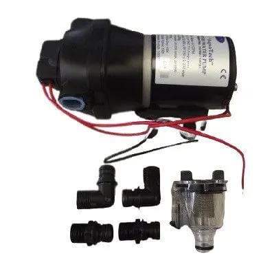 Seaworld Seaworld Fresh Water Pump With Strainer 12V 35psi Seaworld Fresh Water Pump With Strainer 12V 35psi