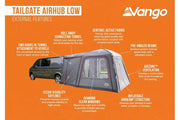 Vango Drive Away Awning Vango Tailgate AirHub Inflatable Drive Away Awning For Cars Vango Tailgate AirHub Inflatable Drive Away Awning