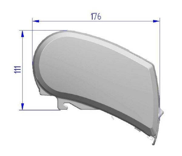 9200 Thule Awning Mystic Grey 5.5m / White case