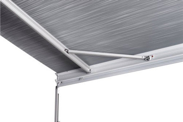 Thule 6300 White Roof Mount Awning Mystic Grey - 3.75m showing the awning's frame and support structure.
