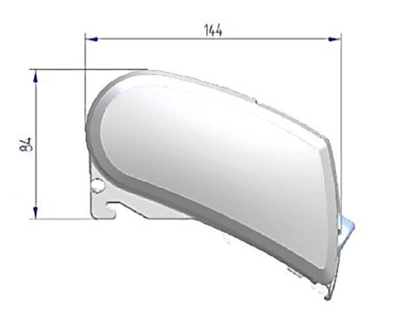 Thule 6300 Anodised Roof Mount Awning Mystic Grey - 3.50m