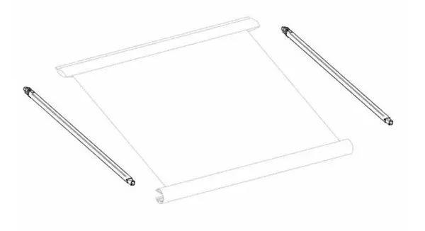 Thule Caravan Awning Rafter Arm 2.3 - 2.6 Metre by Thule