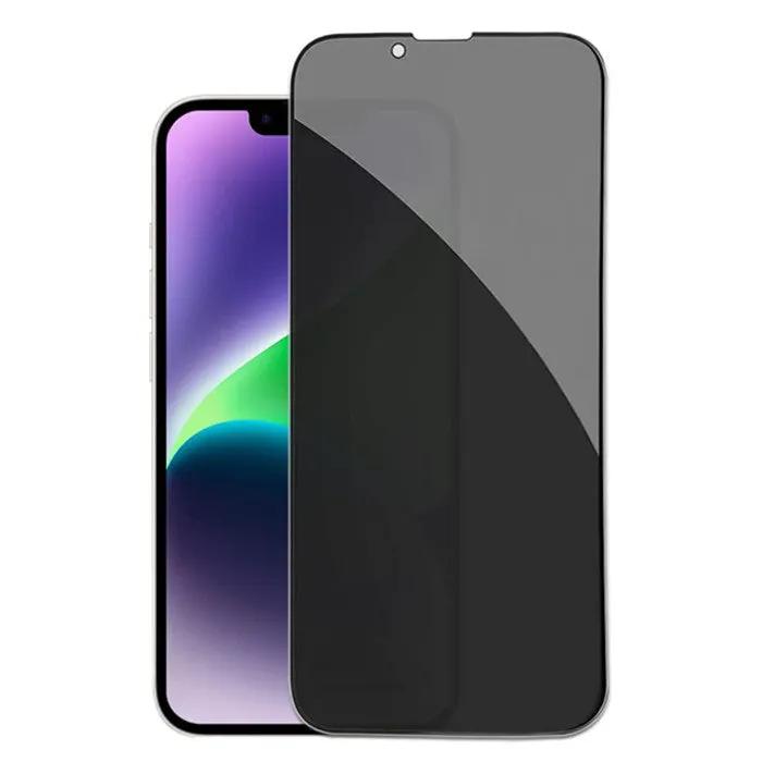 iPhone 14 Anti Peep Spy Privacy Tempered Glas Screen Protector by salelink.co.nz