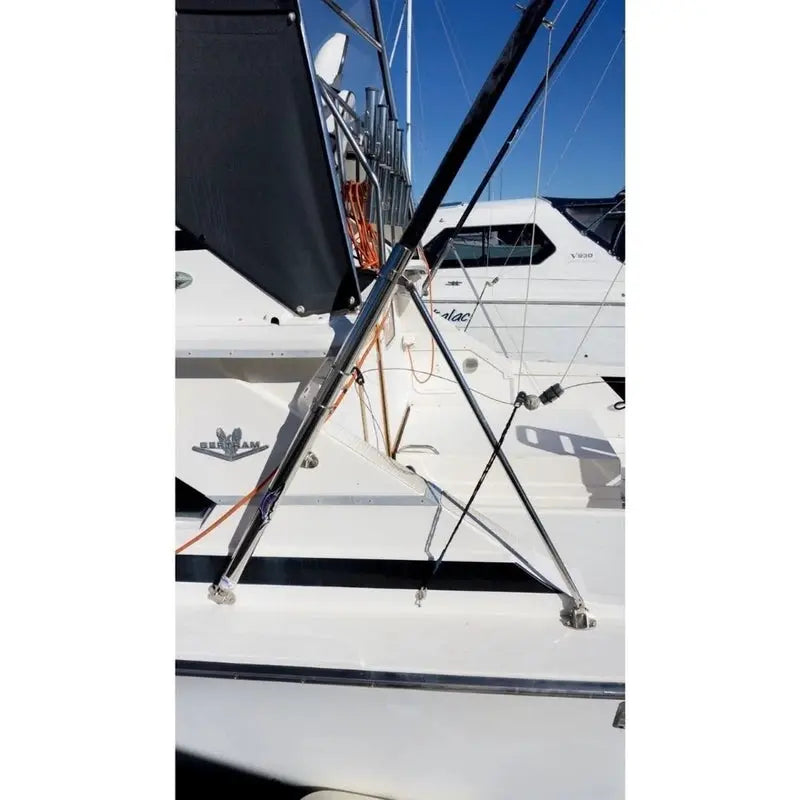 Kilwell Sports Ltd Outrigger Parts Reelax Outrigger Base Midi 1250mm Kilwell Premium 316 Stainless Heavy Tackle Offshore Anglers Reelax Outrigger Base Midi 1250mm Kilwell Sports