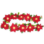 10LED Christmas Red Flower Tree Light Xmas Light String Lights by salelink.co.nz