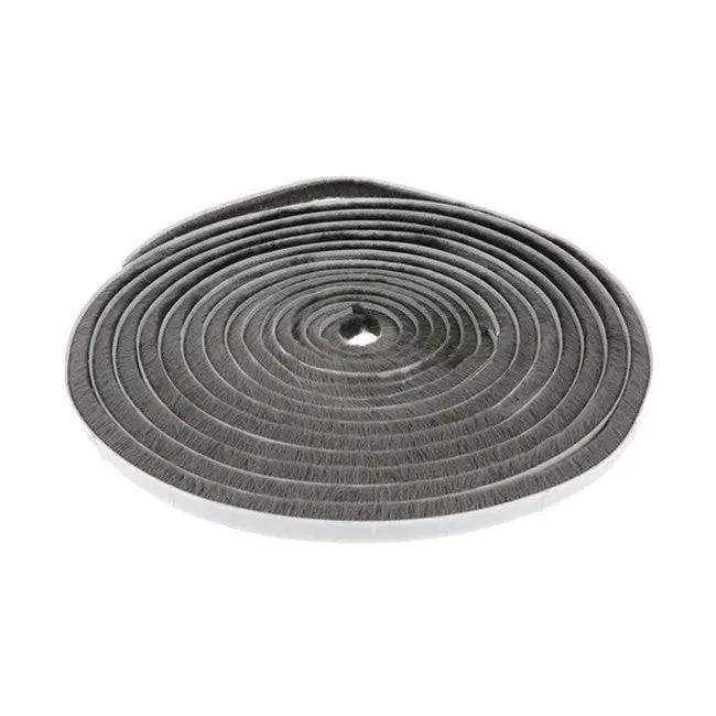 5m Weather Draught Excluder Brush Strip Window Door Seal Tape Self-adhesive by salelink.co.nz