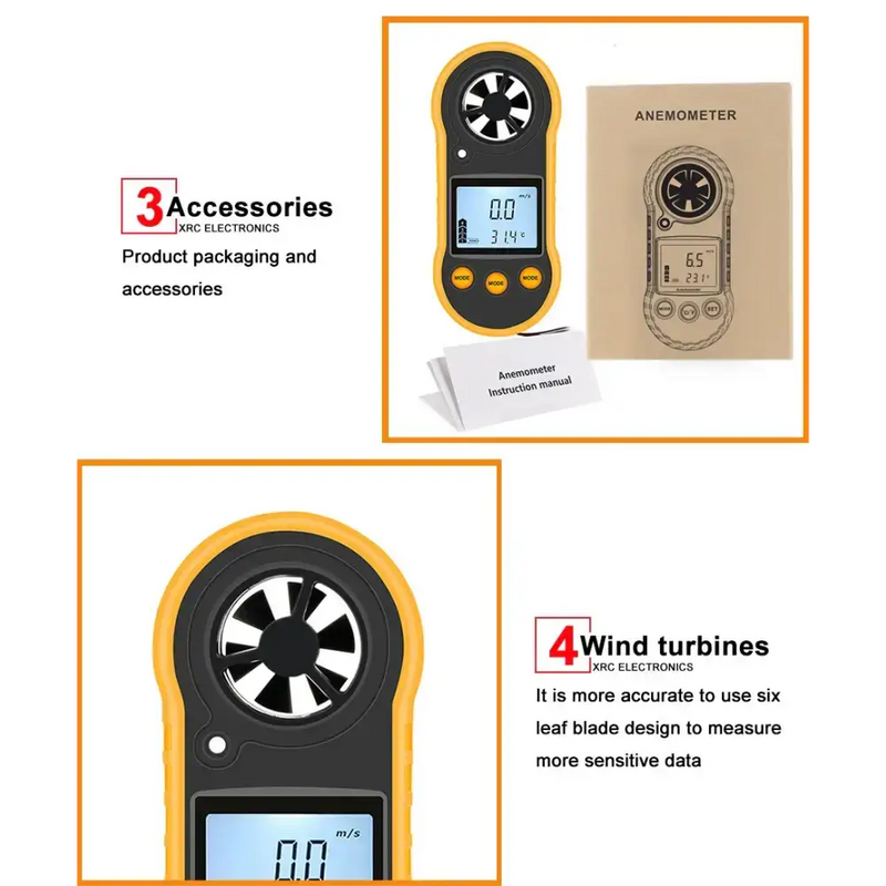 Portable Anemometer by Habicare