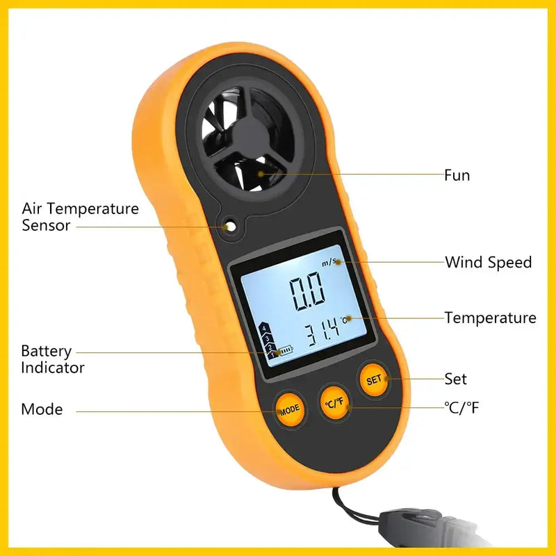 Portable Anemometer by Habicare