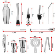20Pcs Cocktail Shaker Set by salelink.co.nz