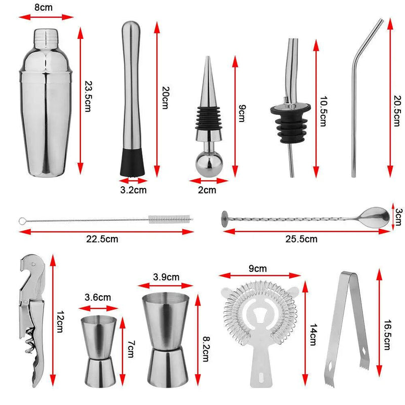 20Pcs Cocktail Shaker Set by salelink.co.nz