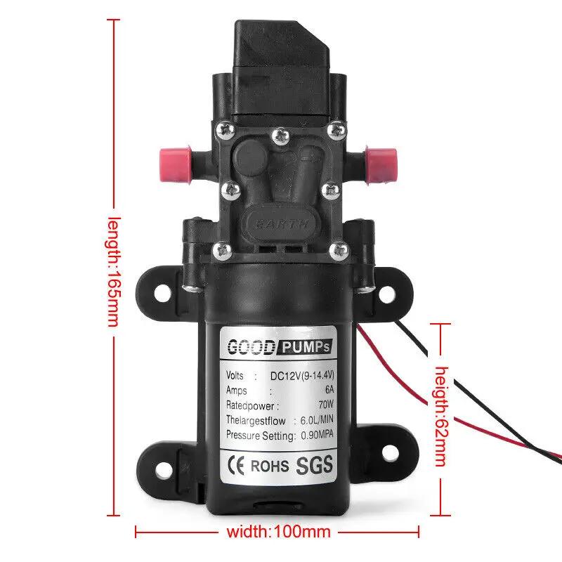 12V Water Pump 130PSI High Pressure Caravan by salelink.co.nz