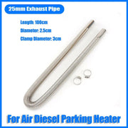 100cm Air Diesel Parking Heater Stainless Steel Exhaust Pipe Tube Gas by salelink.co.nz
