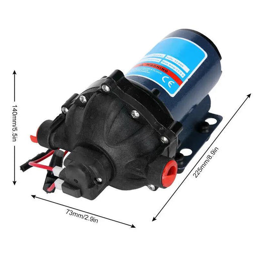 Self-priming 12V Water Pump Watering 20LPM 70PSI High Pressure Water Pump by salelink.co.nz