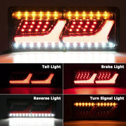 12V 2X 74 LED Tail Lights Trailer Ute Caravan Truck Stop Indicator rear LAMP by salelink.co.nz