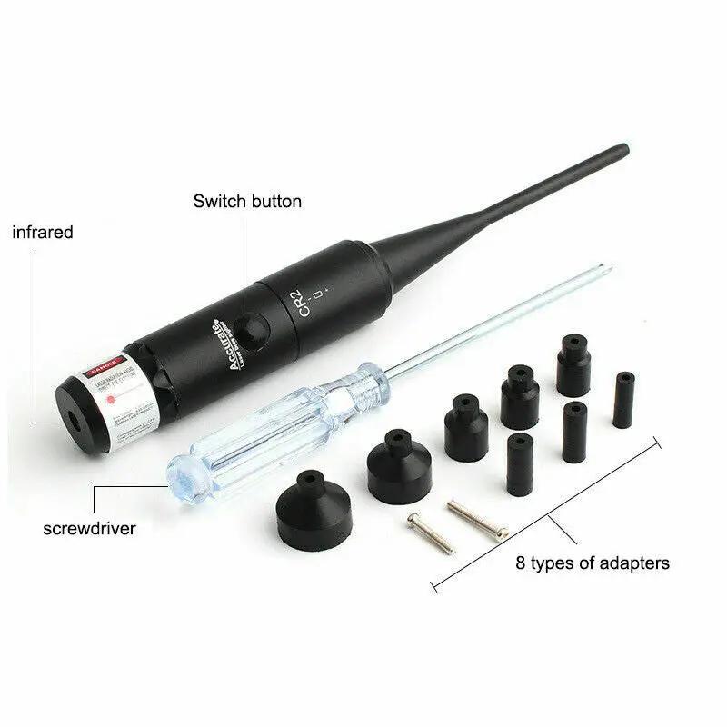 Red Laser Bore Sighter Kit For .177 to .50 Caliber Scope by salelink.co.nz