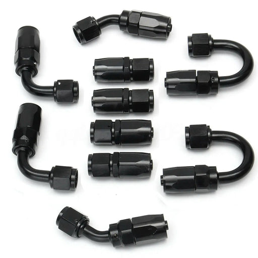 5M AN6-6AN Nylon Steel Braided Oil Fuel Line W/ Fitting Hose End Adapter Kit by salelink.co.nz