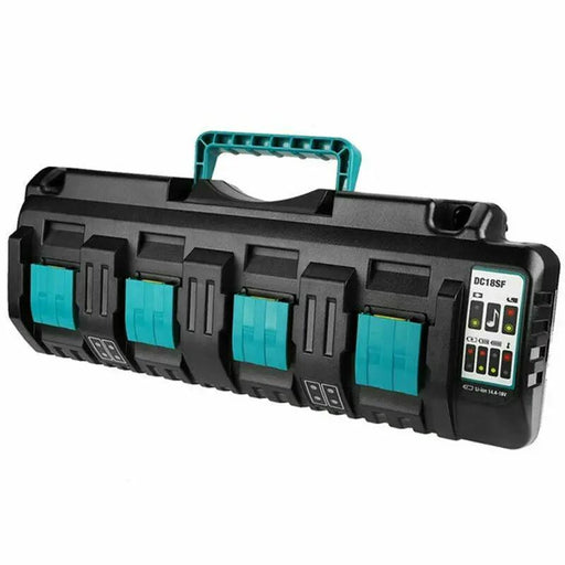 DC18SF 18V Lithium-Ion Rapid Optimum 4-Port Charger for Makita Lithium Battery by salelink.co.nz