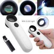 40X Magnifier Glass Jeweler Eye with 2 LED Lights by NZ Diver