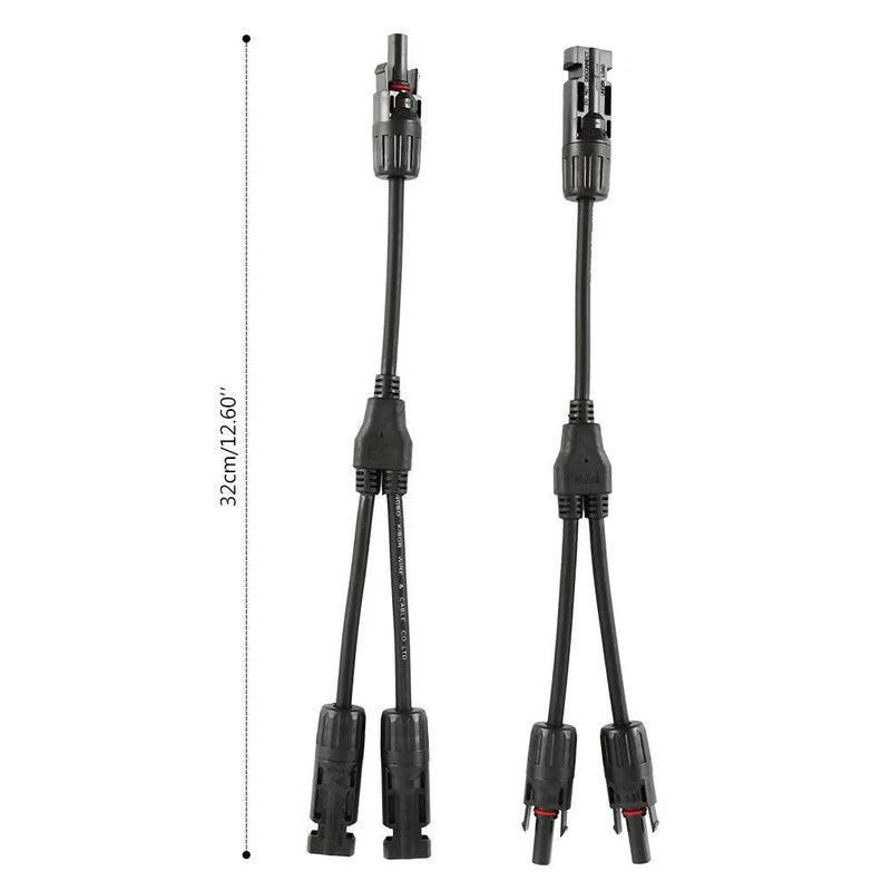 MC4 Y Branch Connectors Cable Solar Panel Cables Connector MC4 Cable Connector by salelink.co.nz