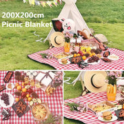 Large Picnic Blanket Rug Mat Outdoor 200X200cm by salelink.co.nz