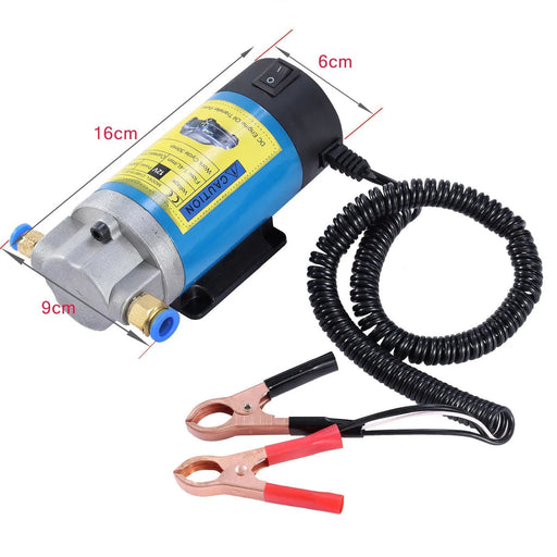 12V 100W Oil Transfer Extractor Pump Fluid Diesel by salelink.co.nz