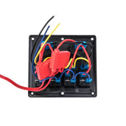 4 Gang LED Rocker Switch Panel Circuit Breakers Charger Car 12V 24V by salelink.co.nz