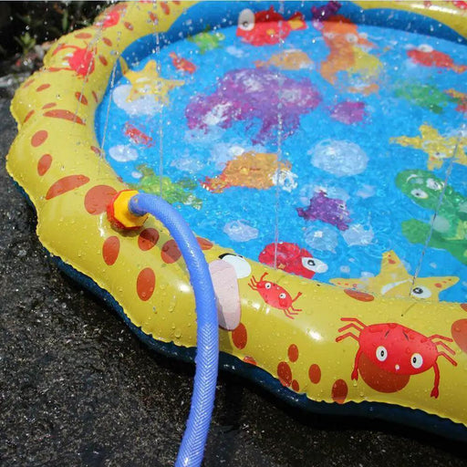 Outdoor Water Play Mat Sprinkler Kids Toy Activity Toddlers Baby Pool Fun New by salelink.co.nz