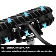 4x 6inch 30W LED Work Driving Light Bar Flood by salelink.co.nz