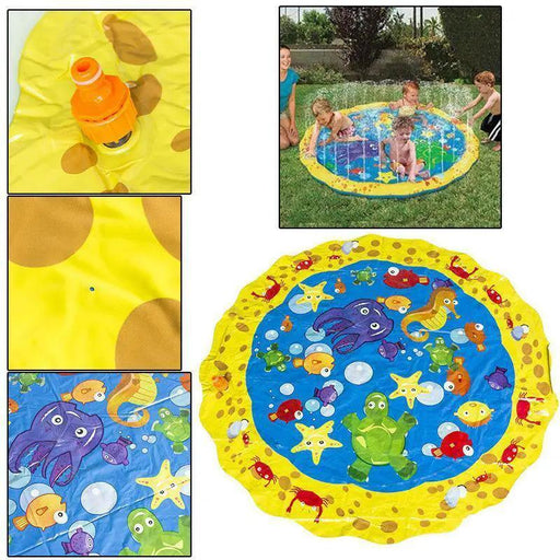 Outdoor Water Play Mat Sprinkler Kids Toy Activity Toddlers Baby Pool Fun New by salelink.co.nz