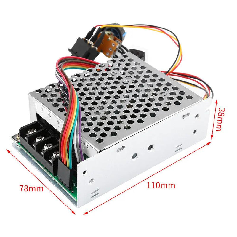 DC10V-55V 12V 24V 48V 60A PWM Motor Speed Controller CW CCW Reversible Switch by salelink.co.nz