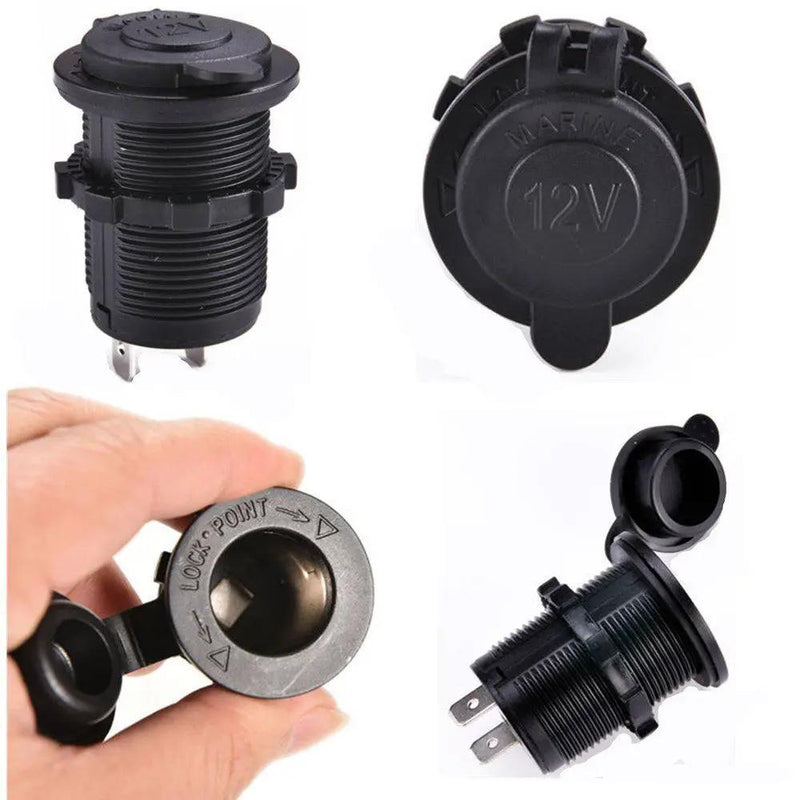 12V Car Boat Motorbike Cigarette Lighter Socket Power Plug Outlet by salelink.co.nz