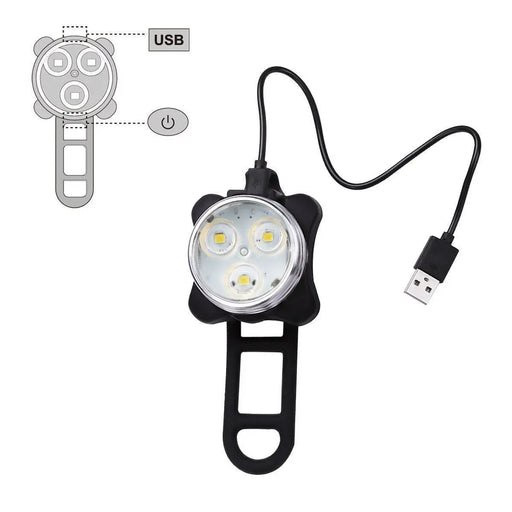 Bicycle Bike Lights Front Rear Tail Light Lamp by salelink.co.nz