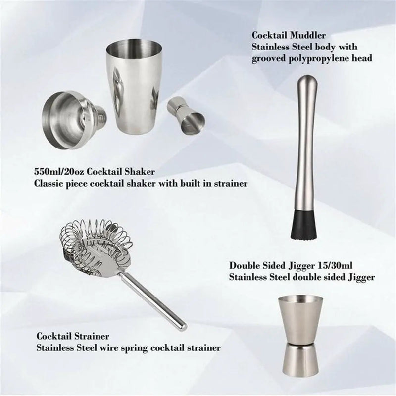 14pcs Cocktail Shaker Set by salelink.co.nz