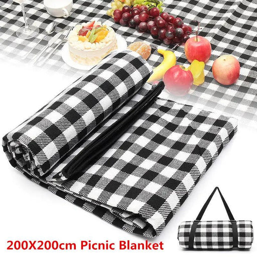 200X200cm Picnic Blanket Rug Mat by salelink.co.nz