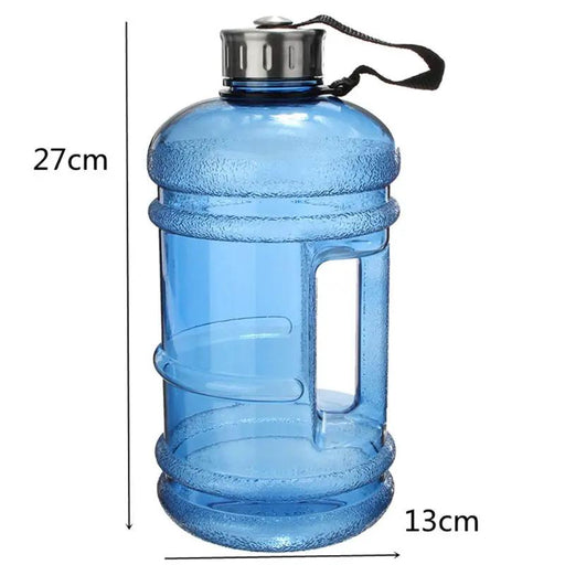 2.2L Large Water Bottle Cap Big Drink Kettle BPA Free Sport Training Workout Gym by salelink.co.nz