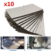 10Sheets 50x30CM Car Heat Insulation Deadening Sound Foam Deadener by salelink.co.nz