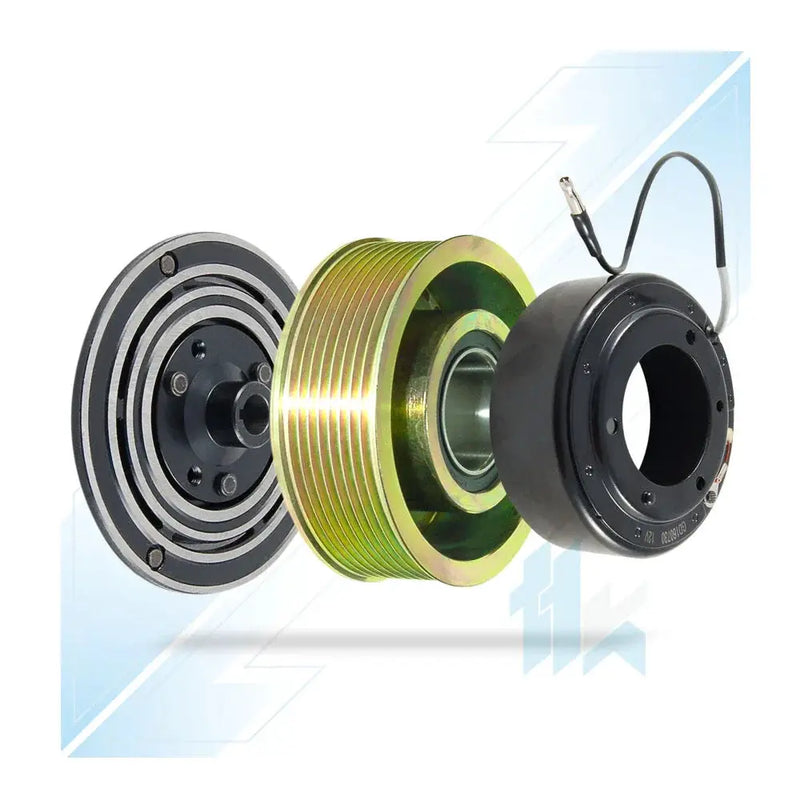 A/C Compressor Clutch Kit for UNIVERSAL SANDEN 5H14 8PK 119,00 mm 12V by JBH AUTO PARTS