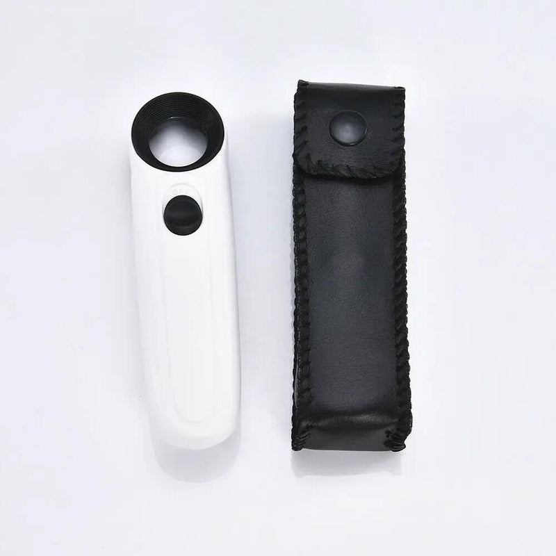 40X Magnifier Glass Jeweler Eye with 2 LED Lights by NZ Diver