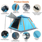 Clearance !!! Automatic Pop-Up Camping Tent JY6456 by ECOTREK