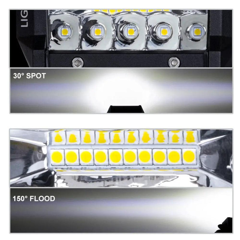 2x 4inch CREE LED Work Light Bar Spot Flood OffRoad Driving Reverse 4x4 Ford by salelink.co.nz