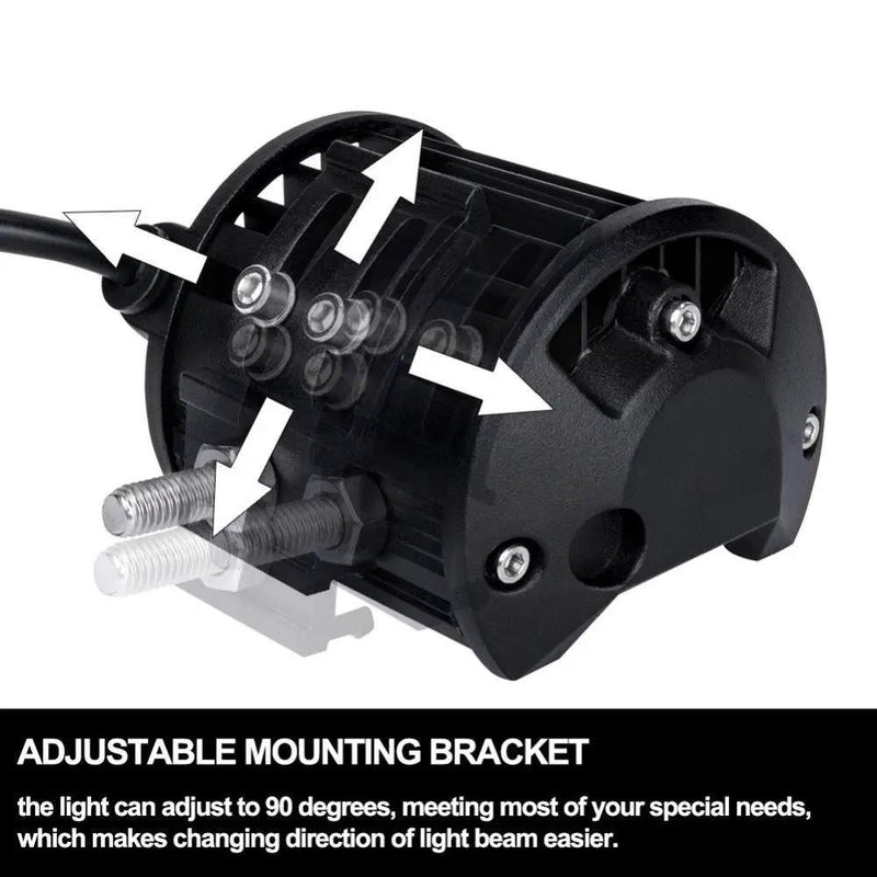 2x 4inch CREE LED Work Light Bar Spot Flood OffRoad Driving Reverse 4x4 Ford by salelink.co.nz