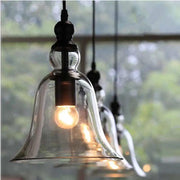 Glass Bell Pendant Hanging Light Lamp Vintage Lamp by salelink.co.nz