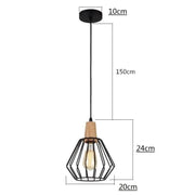 Wood Pendant Light Modern Ceiling Lights Black Lamp Pendant Lighting by salelink.co.nz