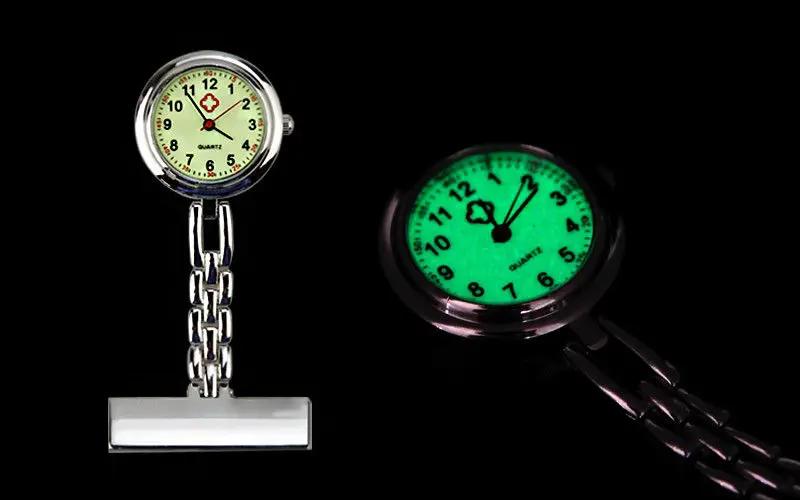 Nurse Watch Brooch Luminous Pocket by salelink.co.nz