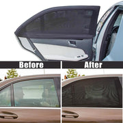 2x Universal Sun Shades Rear Side Seat Car Window Socks Protection by salelink.co.nz