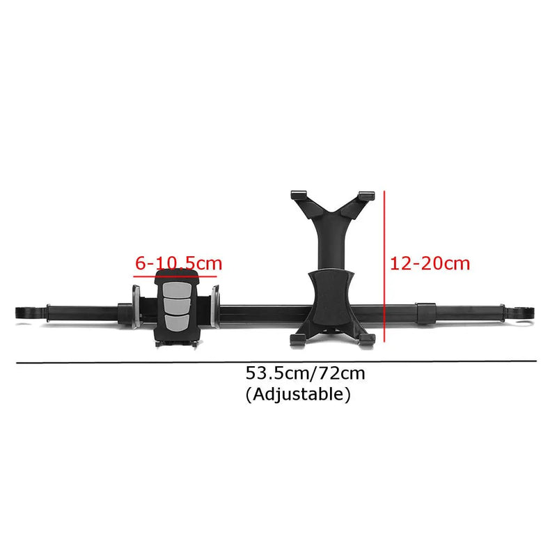 Car Seat Headrest Phone Holder Dual Mount For iPad Tablet by salelink.co.nz