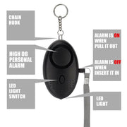 140dB Personal Alarm Keychain by salelink.co.nz