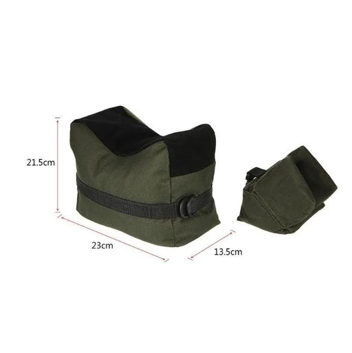 Shooting Range Sand Bag Set Rifle Bench Rest Stand Front Rear Bag Hunting by salelink.co.nz
