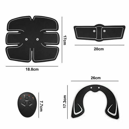 EMS Muscle Stimulator Training Gear ABS Ultimate Hip Trainer Body Exercise by salelink.co.nz